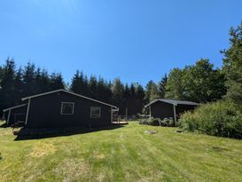 Coxy cabin in the forest.