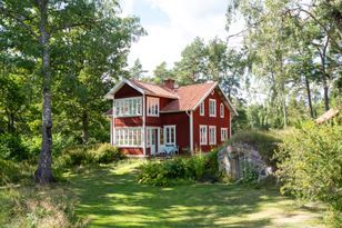 Vackert hus i skärgården