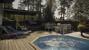 Vackert semesterparadis i Sörmland med pool