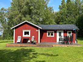 Ferienhaus am Strand des Sees Storsjön