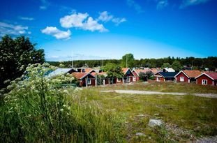 Mysig stuga i Arnöviken Hudiksvall