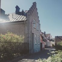 Lägenhet i Visby innerstad med utsikt över havet