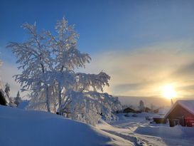 Hemtrevlig stuga på Högfjället med ski in/ski out