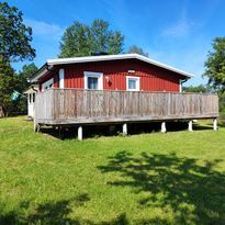 Stuga mitt i Småland. Mycket lugnt och rofyllt.