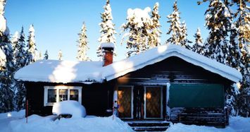 Mysig stuga snösäkra i Hemfjällstangen sälen